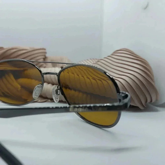 Eagle View Aviator Hinge Polarized  Lens Day/Night Vision Driving Sunglasses - Picture 8 of 10